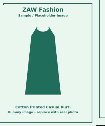 Cotton Printed Casual Kurti