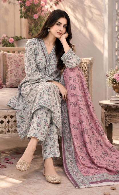 Tawakkal Sage Green & Blush Floral